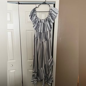Maurice’s Off the Shoulder Striped Dress